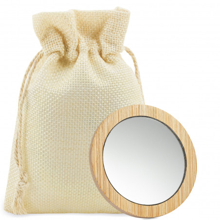 specchio borsa legno personalizzato adesivi presentato busta kraft