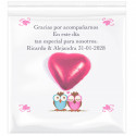 Biglietto di ringraziamento personalizzato per matrimonio