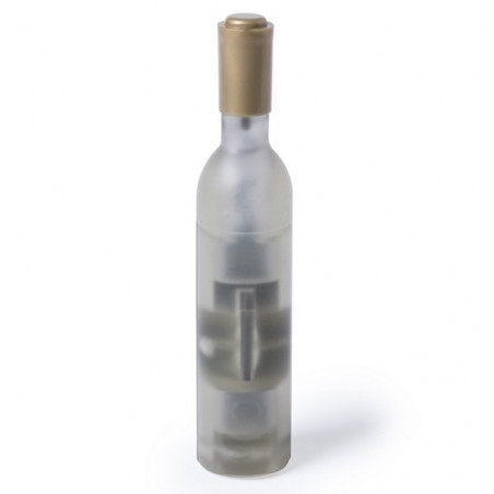 Apribottiglie a forma di bottiglia di vino con segnalibro e adesivo personalizzato per matrimonio