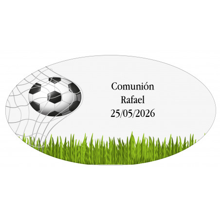 Adesivo calcio personalizzato per matrimoni, battesimi, comunioni e compleanni