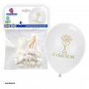 Palloncini stampati bianchi calice comunione jhs