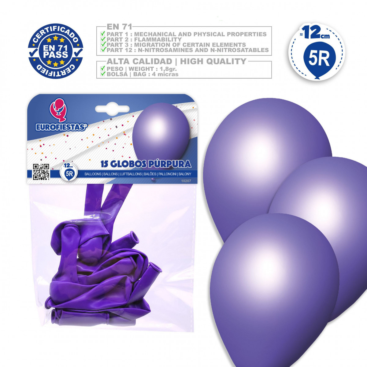 Palloncini 5r 15 viola