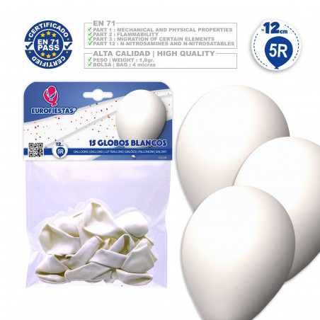 Palloncini 5r 15 bianchi