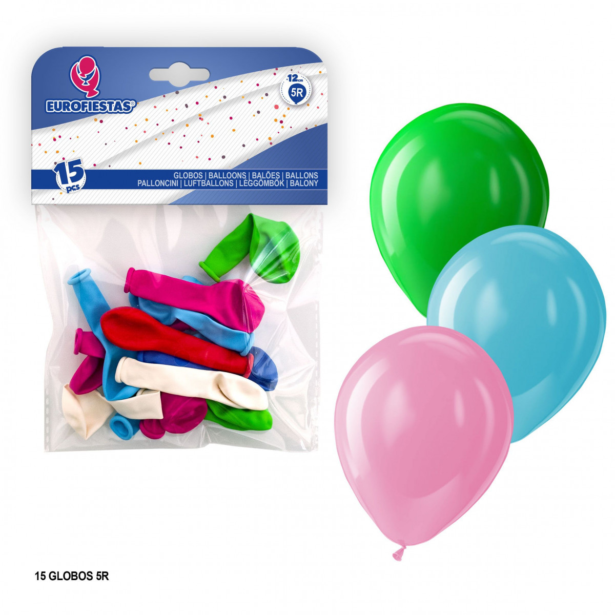 "Globos 5r 15 assortimento"