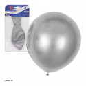 Globo in lattice metalizzato 18 45cm argento