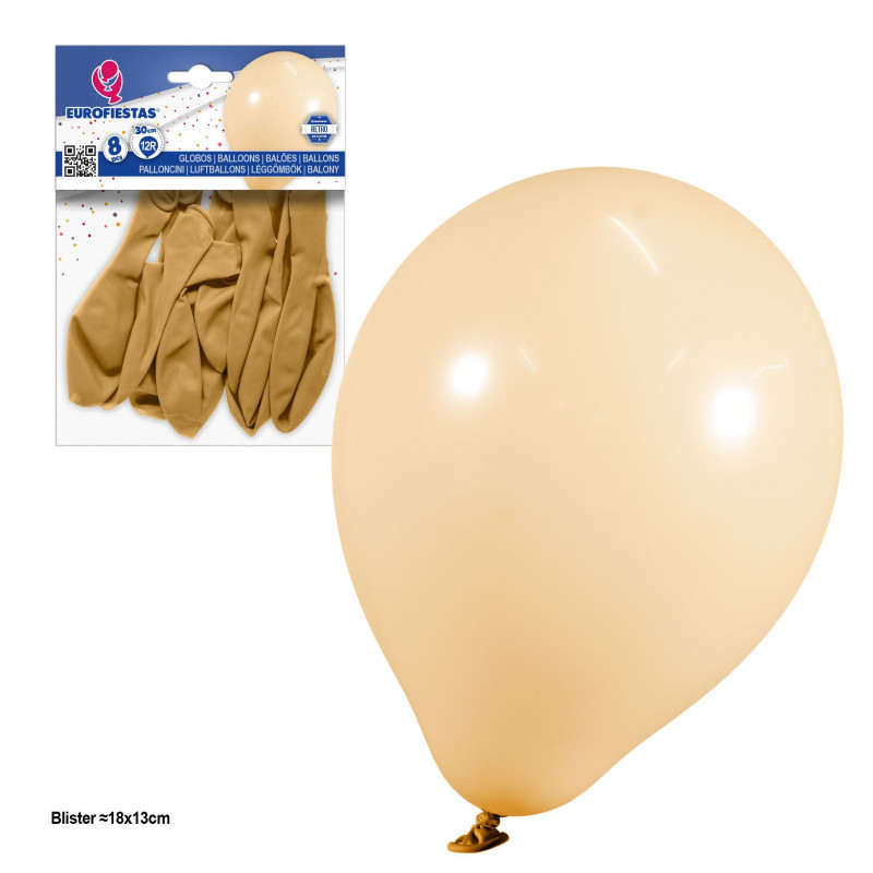 Globos 12r 2 8g 8 pezzi retro pelle