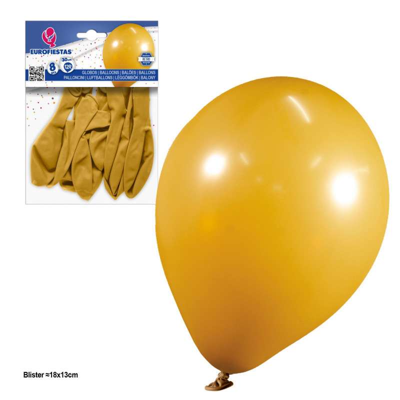 Palloncini 12r 2 8g 8pz retro khaki