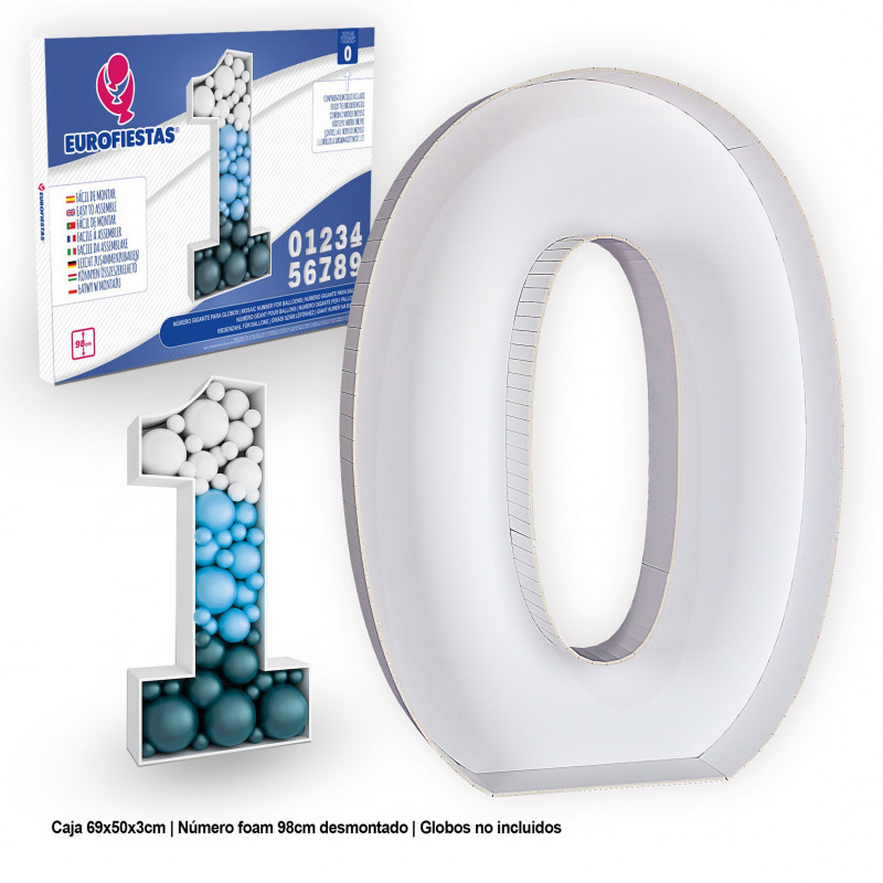 Struttura in foam per palloni giganti numero 0
