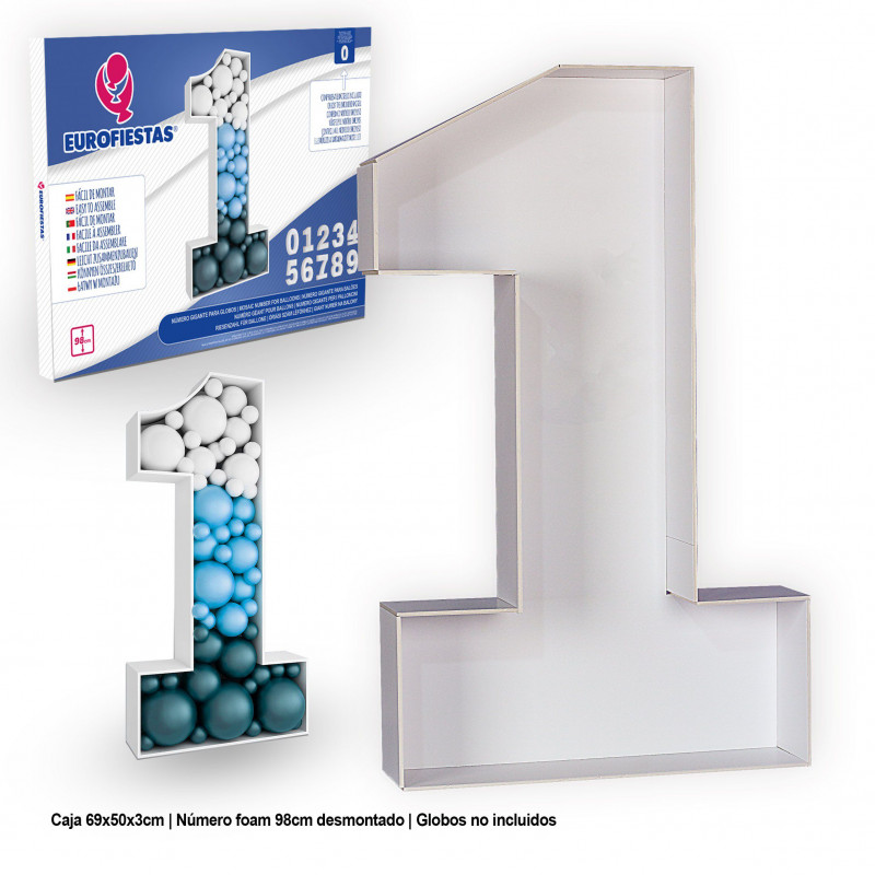 Struttura in foam per palloni giganti numero 1