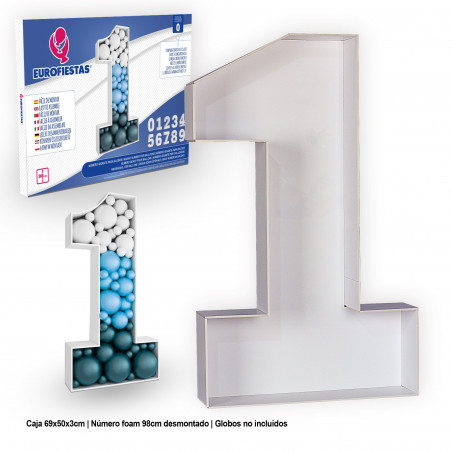 Struttura in foam per palloni giganti numero 1