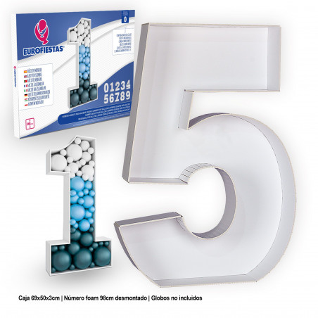 Struttura in foam per palloni giganti numero 5