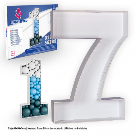 Struttura in schiuma per palloni giganti numero 7