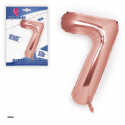 Globo foil oro rosa 1m n° 7