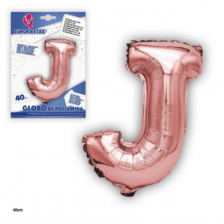 Globo foil oro rosa 40 cm j