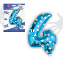 Globo foil 4 blu 40cm