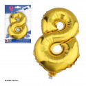 Palloncini in foil 1m 8 oro