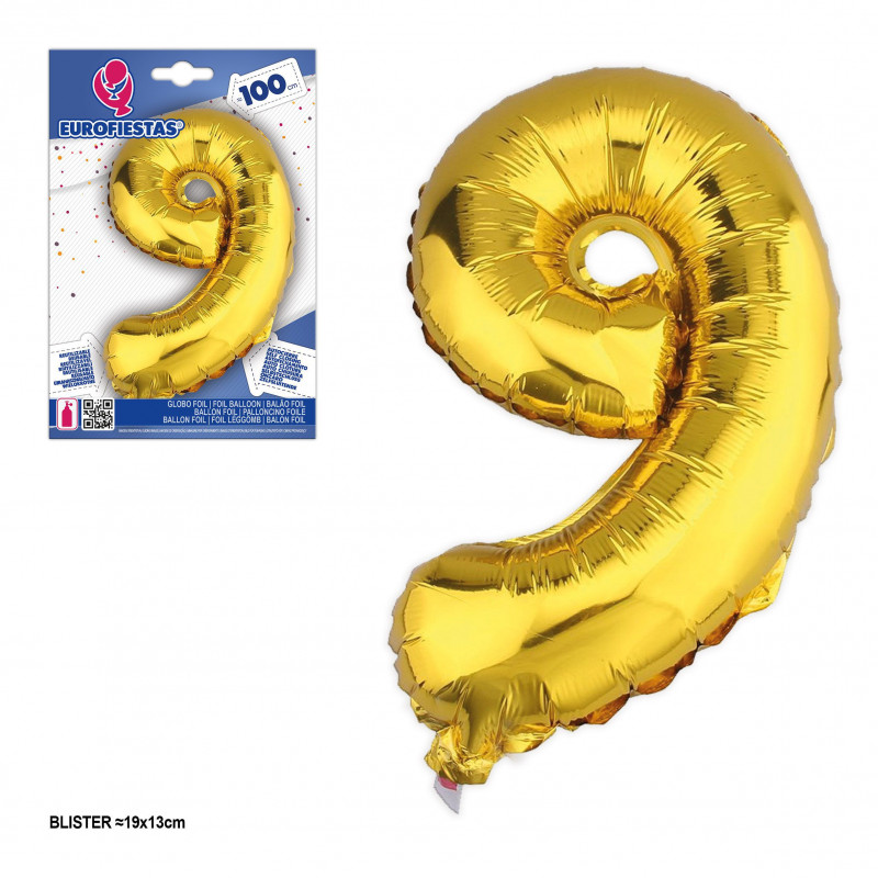 Palloni foil 1m 9 oro