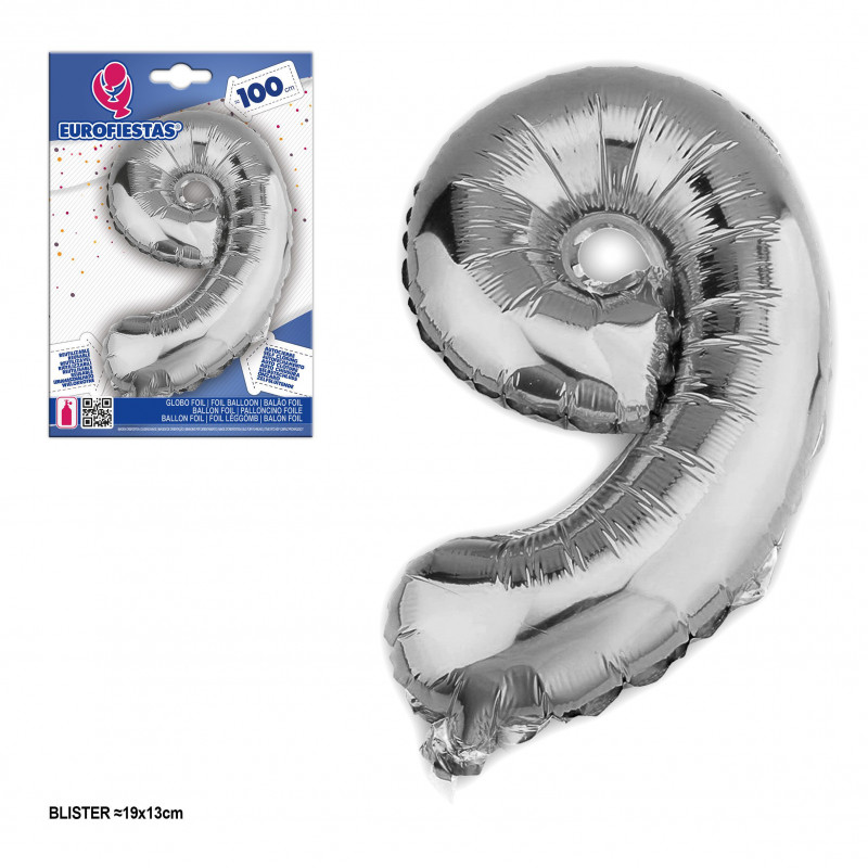 Palloni in foil 1m 9 argento