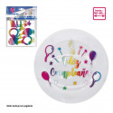 Globo bolla adesivi felice compleanno palloncini tonalità