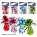Contrappeso per palloncini elio rosa, blu, verde e rosso opaco 4ms