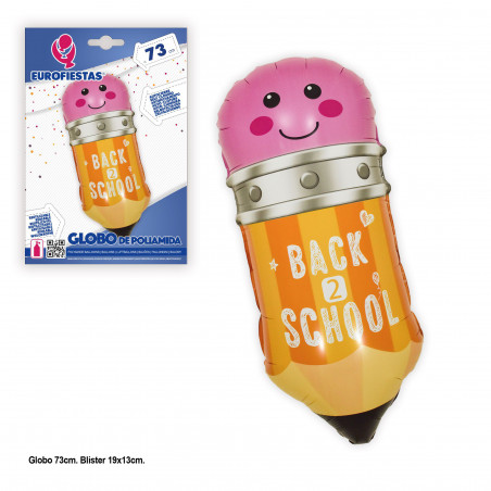 Palloncino foil "Ritorno a scuola" 73 cm