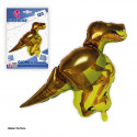 Palloncino foil 123x92cm velociraptor verde