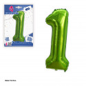 Globo in foil 1m verde n. 1