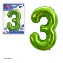 Globo foil 1m verde n. 3