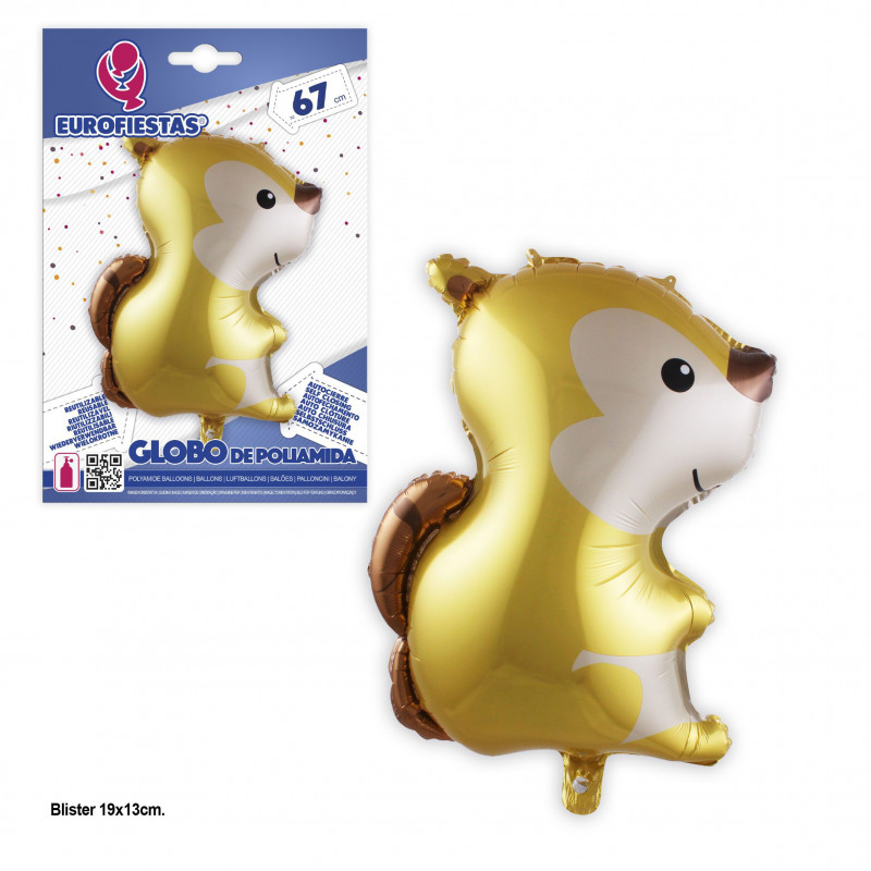 Globo foil scoiattolo 67cm