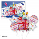 Set palloncini foil rosa