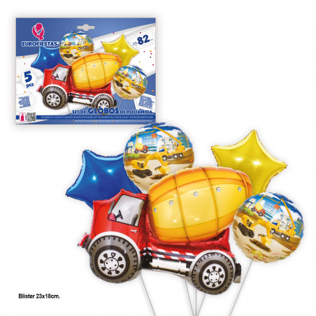 Set palloncini foil camion miscelatore