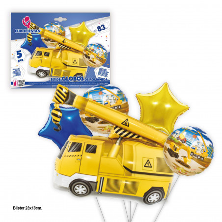 Set di palloncini in foil a forma di gru