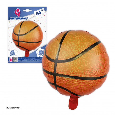 Globo di Poliamide con Design di Basket Decorazione per Feste ed Eventi Sportivi