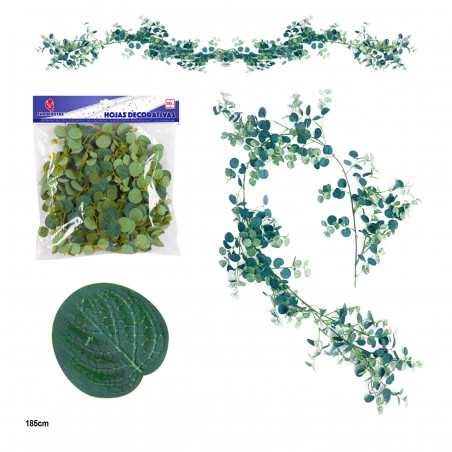 Foglia decorativa eucalipto solo foglia