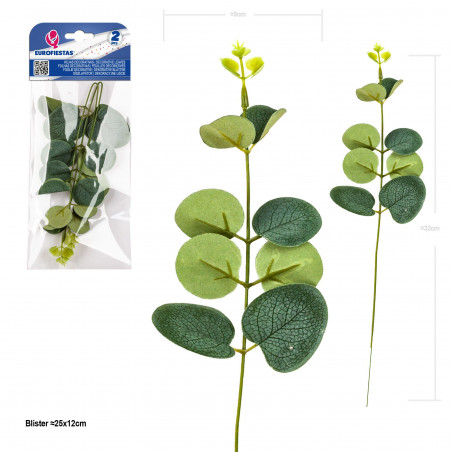 Foglia decorativa pilea 32cm 2pcs