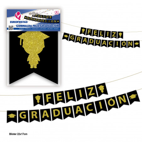 Ghirlanda felice laurea lettere oro bruciato