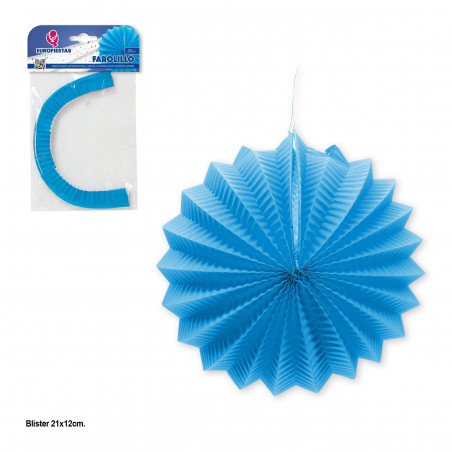 Lanterna liscia blu