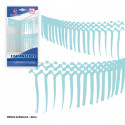 Ghirlanda strisce di carta 2x2m blu