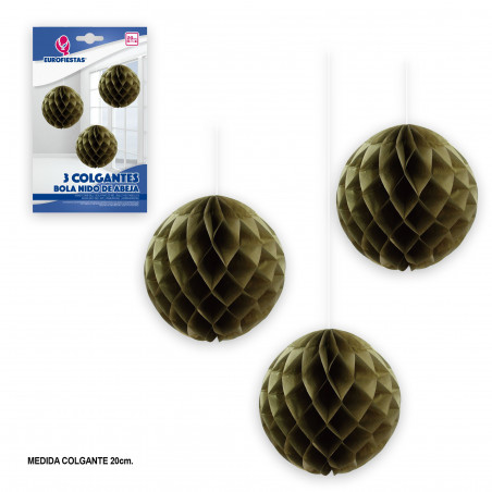 Bolle nido d'ape 3 oro