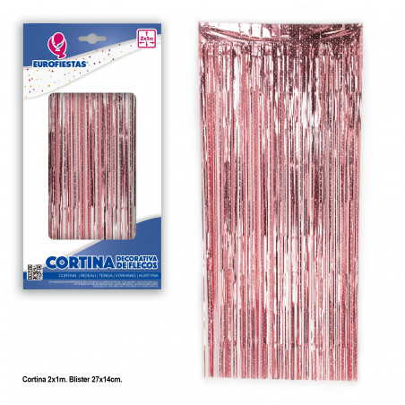 Tenda frange 2x1 stelle rosa