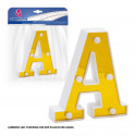 Lettera LED 16cm oro a
