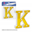 Lettera LED 16 cm oro k