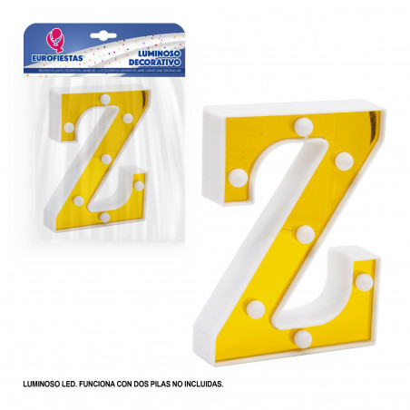 Lettera led 16cm oro z