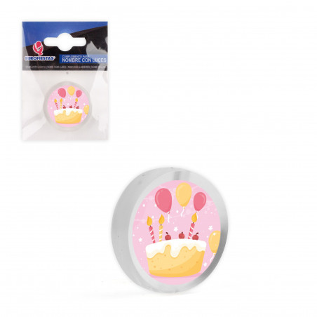 Torta circolare con nome