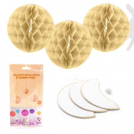 Bola ape 3u.20cm beige