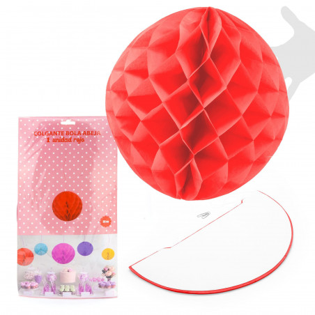 Palla d'ape 1u.38 cm rossa