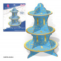 Espositore dolci felice 1 compleanno. blu