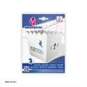 Scatola popcorn piccola 3pz comunione blu colombe