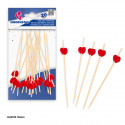 20 stuzzicadenti 12cm cuori