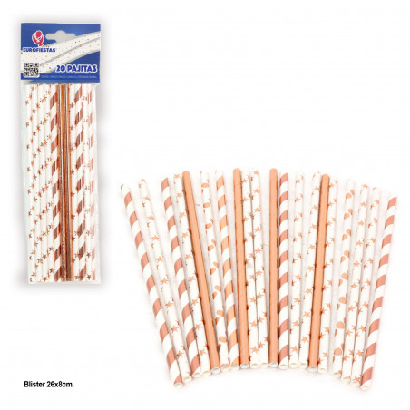 Cannucce 20 oro rosa
